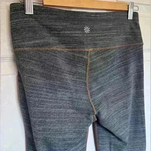 Athleta Chaturanga Legging Full Length Mid Rise Yoga Space Dye Grey Size S - Picture 5 of 8